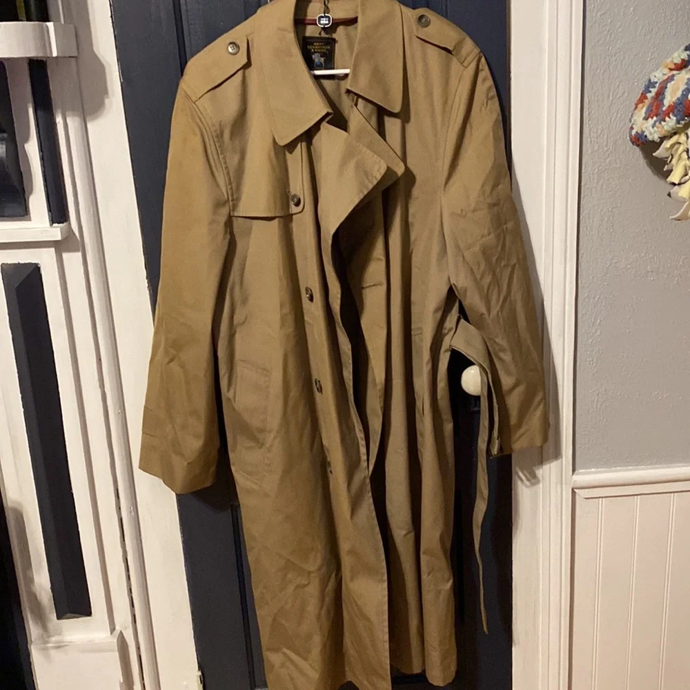 Hart Schaffner Marx Trench Coat - Picture 2 of 11